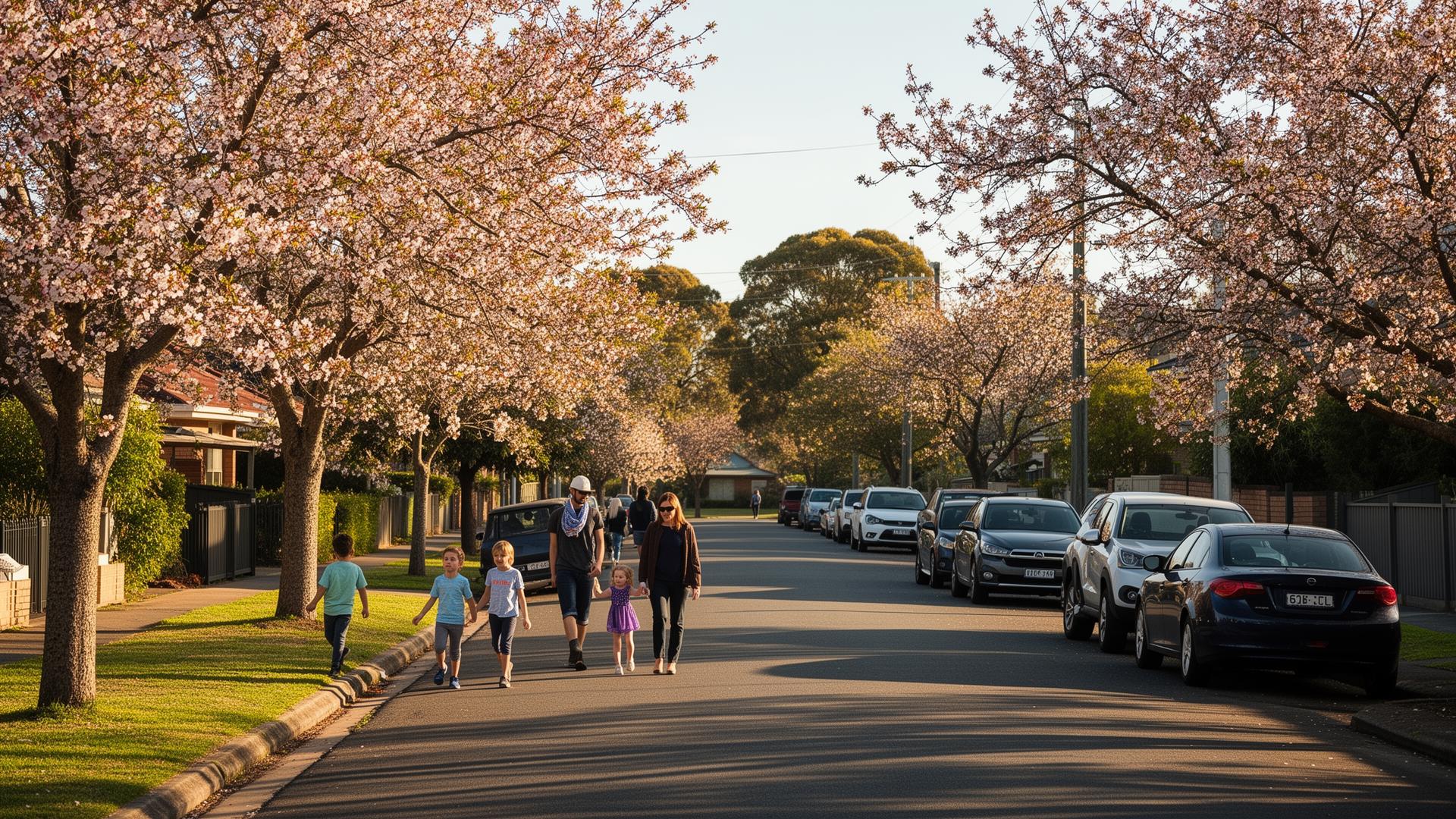 Kingswood's main street, one of the focal points of the new structure plan.